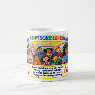 Unser glücklicher Schulbus-Song | Lustiger Kinderr Kaffeetasse