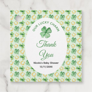 Unser Glücksbringer-St.-Patrick-Baby-Shower Geschenkanhänger