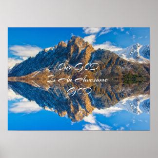 Unser Gott ist Phantastisches Foto Poster