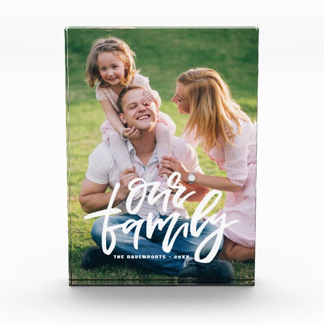 Unser handgeschriebenes Foto mit individualisierba (Vorderseite)