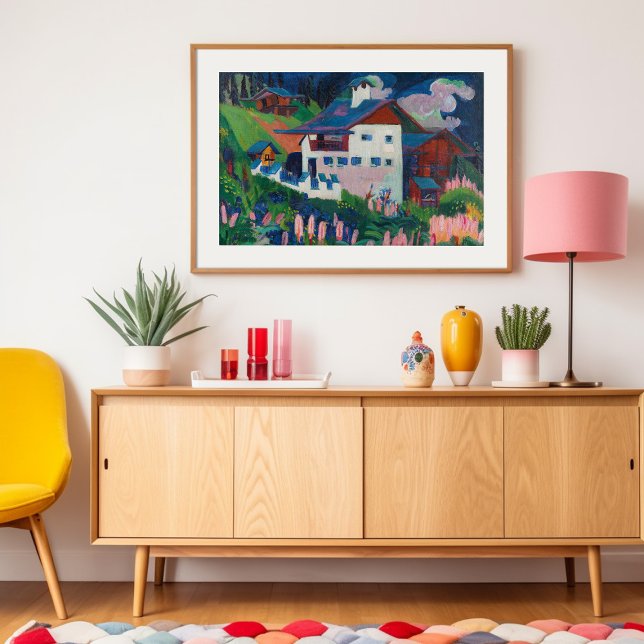 Unser Haus | Ernst Ludwig Kirchner Poster (Von Creator hochgeladen)