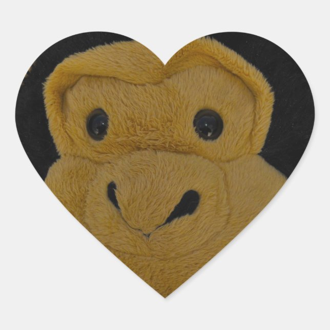 Unser Held Herz-Aufkleber (Vorderseite)