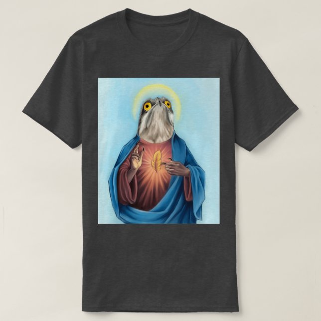 Unser Herr und unser Retter-Potovogel T-Shirt (Design vorne)