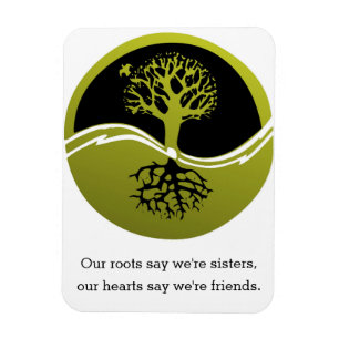 Unser Herz sagt, wir sind Freunde Magnet