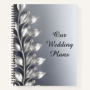 Unser Hochzeitsplanungs-Journal 8,5" x 11" Notizbu Notizbuch