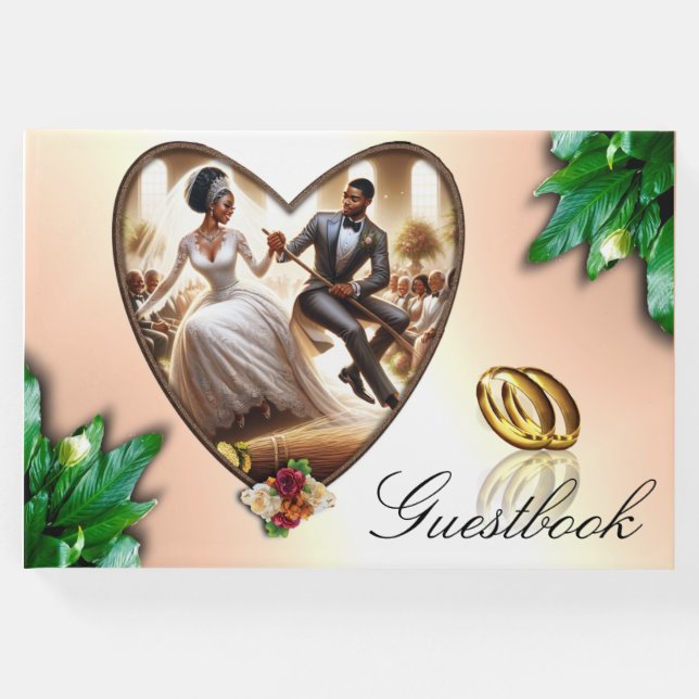 Unser Hochzeitstag, Bliss Elegant Gästebuch (Vorderseite)