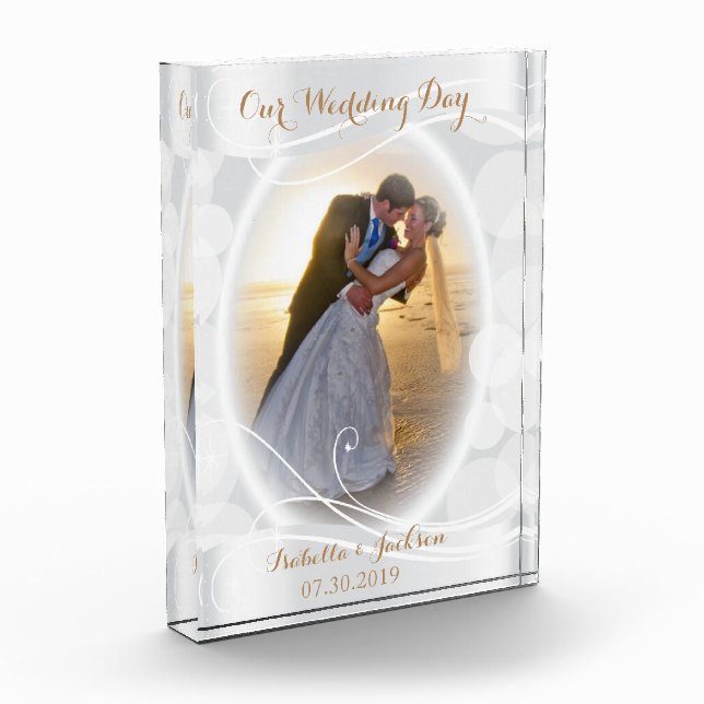 Unser Hochzeitstag - DIY-Foto Fotoblock (Links)