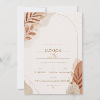 Unser Hochzeitstag Einladung
