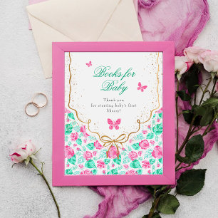 Unser hübsches Baby-Baby-Shower-Bücher für Baby-An Poster