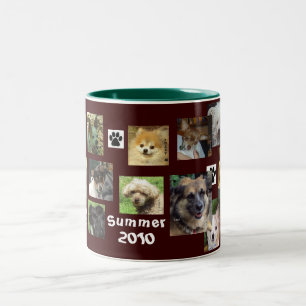 Unser Hundesommer 2010 Zweifarbige Tasse