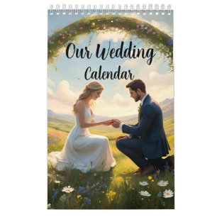 Unser individuell anpassbarer Kalender für Hochzei
