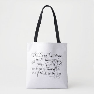 Unser inspirierend Typografie-Vers der Familie Tasche