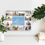 Unser Jahr in Shine | FOTO Kalender<br><div class="desc">Teilen Sie auf jeder Seite dieses Foto-Kalenders 2019 einen bevorzugten Speicher. Cover bietet eine Miniaturansicht jedes Fotos mit "Unser Jahr zu glänzen" in der Mitte auf einem blauen Aquarellhintergrund. Personalisieren Sie mit Ihrem Familiennamen und dem Jahr unten. Im Inneren erscheinen Ihre Fotos in lebendiger, voller Blutung mit dem Monat überlagert...</div>