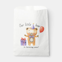 Unser kleiner Bär verwandelt einen Kindergeburtsta Geschenktütchen