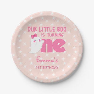 Unser kleiner Boo, der eins dreht, Halloween, 1. G Pappteller