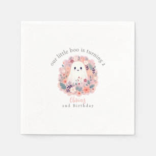 Unser kleiner Boo dreht 2 Boho Ghost Serviette