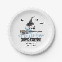 Unser kleiner Boo ist fast wegen Halloween Boy Pap Pappteller