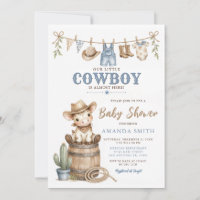 Unser kleiner Cowboy moderne Babyparty