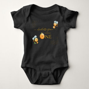 Unser kleiner Honig verwandelt eine Biene zum Gebu Baby Strampler