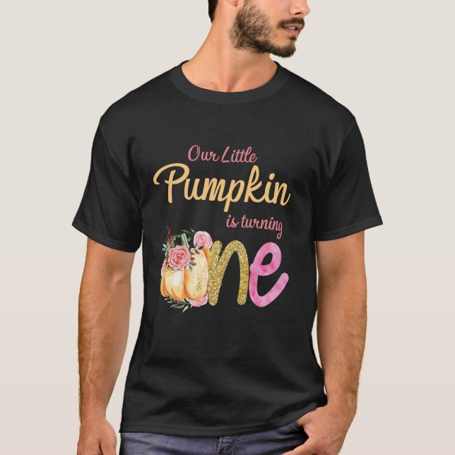 Unser kleiner Kürbis dreht den 1. Herbst zum 1. Ge T-Shirt (Vorderseite)