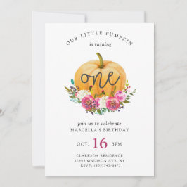 Unser kleiner Kürbisfall Einladung