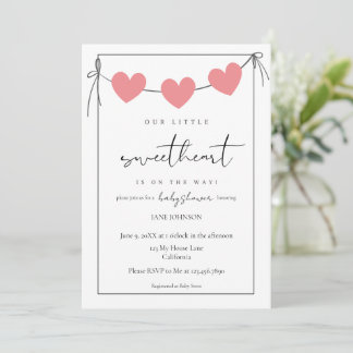 Unser kleiner Liebling Baby Shower Einladung
