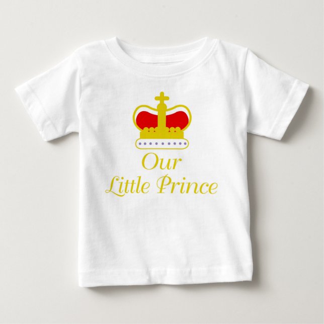 Unser kleiner Prinz Baby T-shirt (Vorderseite)