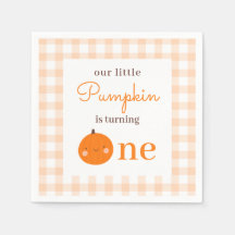 Unser kleiner Pumpkin 1. Orange Herbst Erster Gebu