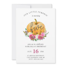 Unser kleiner Pumpkin 5. Geburtstag