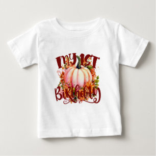 Unser kleiner Pumpkin ist der 1. Geburtstag Baby T-shirt