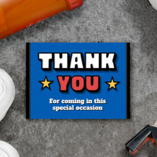 Unser kleiner Rookie ist unterwegs - Danke Karte