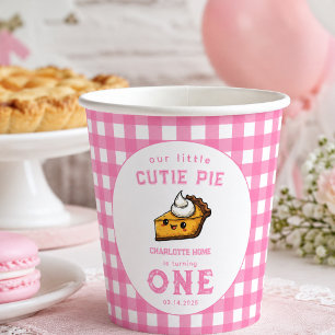 Unser kleiner Schatz Pi Tag 1. Geburtstag Pappbecher