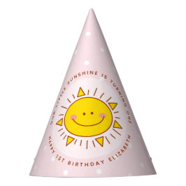 Unser kleiner Sonnenschein verwandelt ein Mädchen  Partyhütchen