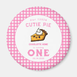 Unser kleiner Süsse Pi Tag 1. Geburtstag Magnet