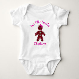 Unser kleiner süßer Lebkuchen Weihnachten Baby Strampler