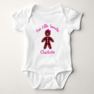 Unser kleiner süßer Lebkuchen Weihnachten Baby Strampler