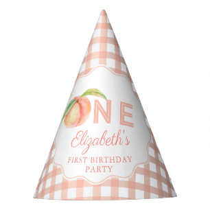 Unser kleiner süßer Pfirsich ist ein Baby erster G Partyhütchen
