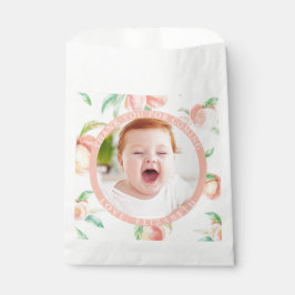 Unser kleiner süßer Pfirsich ist ein Mädchen erste Geschenktütchen