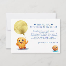 Unser kleines Cookie, das ein Foto zum 1. Geburtst Dankeskarte