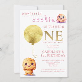 Unser kleines Cookie macht einen Niedlichen 1. Geb Einladung