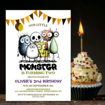 Unser kleines Monster 2. Geburtstag Party