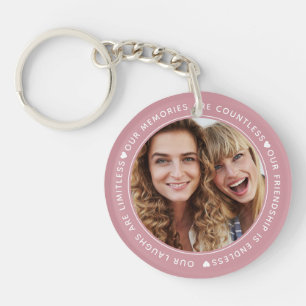 Unser Lachen ist grenzenlos Beste-Freunde-Foto-Sch Schlüsselanhänger