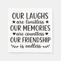 Unser Lachen ist grenzenlos Freundschaft Zitat