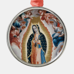 UNSER LADY DER GUADALUPE-PRAY FÜR UNS ORNAMENT AUS METALL
