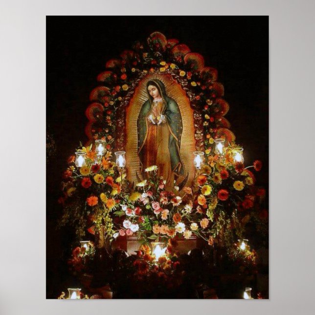 UNSER LADY GUADALUPE DEVOTIONAL ALTAR POSTER (Vorne)