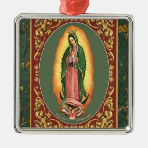 UNSER LADY GUADALUPE SILBERNES ORNAMENT