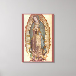 UNSER LADY OF GUADALUPE 30x45 NATURAL ON BROWN Leinwanddruck