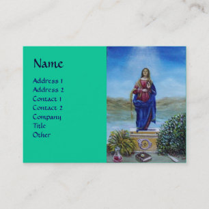 UNSER LADY OF LIGHT Madonna of Immaculate Concepti Visitenkarte