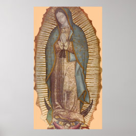 UNSER LADY VON GUADALUPE 24 x 43 Poster