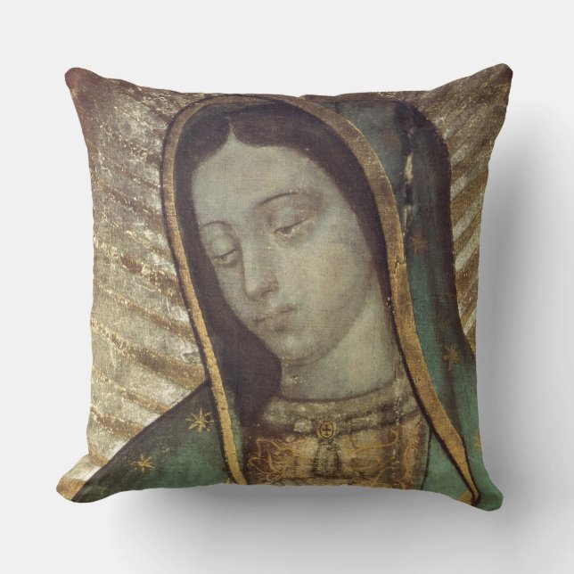 UNSER LADY VON GUADALUPE DURCH PILLOW KISSEN (Vorderseite)